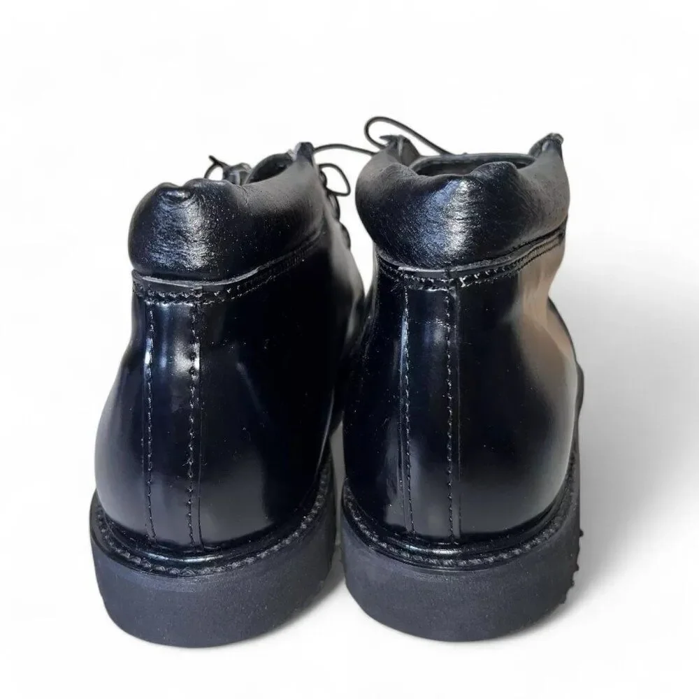 Thorogood Uniform Classic‎ Style Leather Polishable Boots Black Men's 7.5 EE